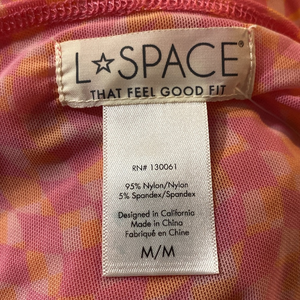 L*space Bandera Cover-Up Top‎ in Heat Wave, Long Bell Sleeve, Tie Knot in Front - Picture 6 of 7